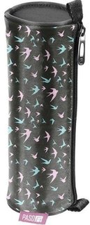 Iskolai tok Birds, szürke, kerek-2